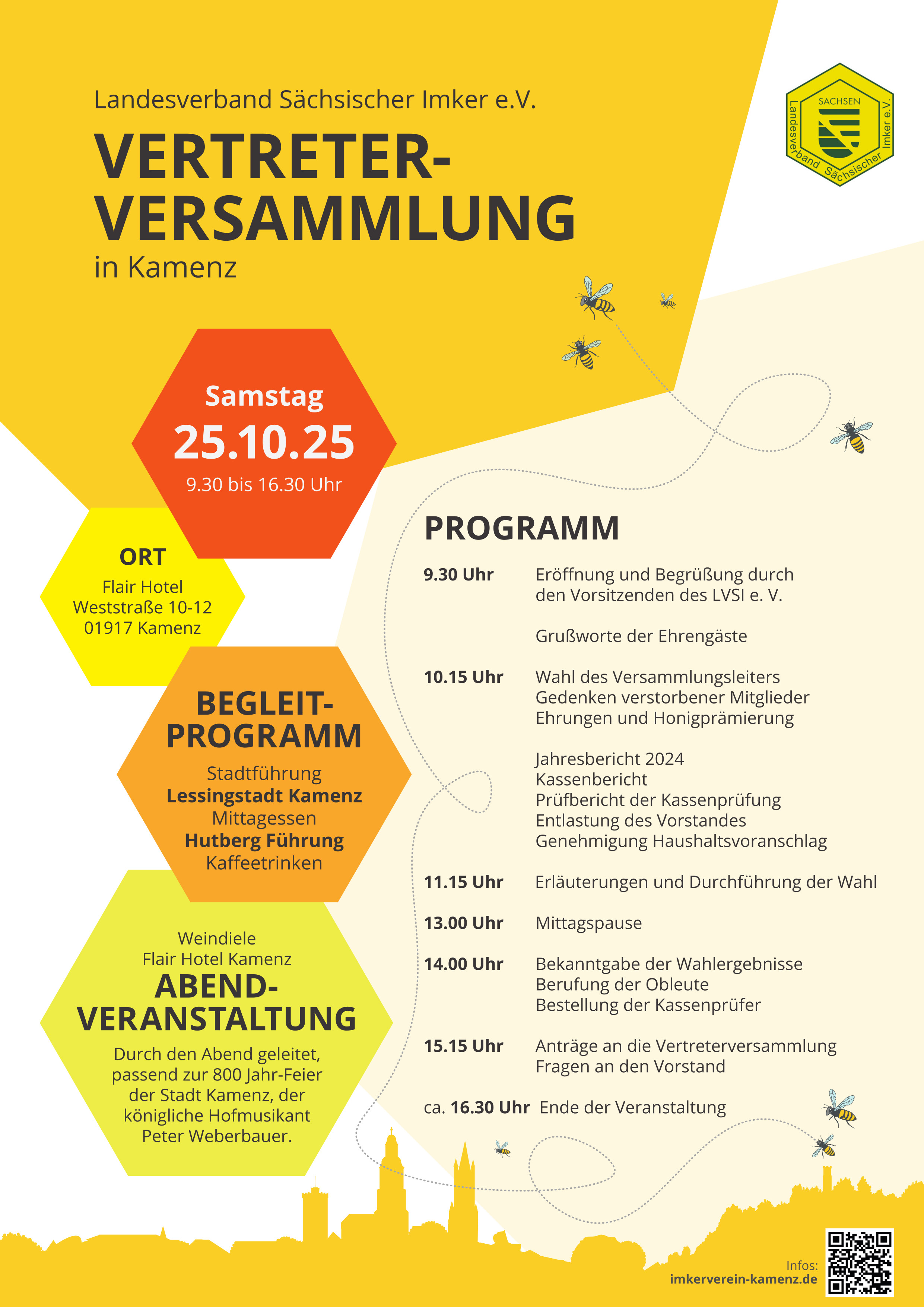 Vorderseite Flyer Vertreterversammlung